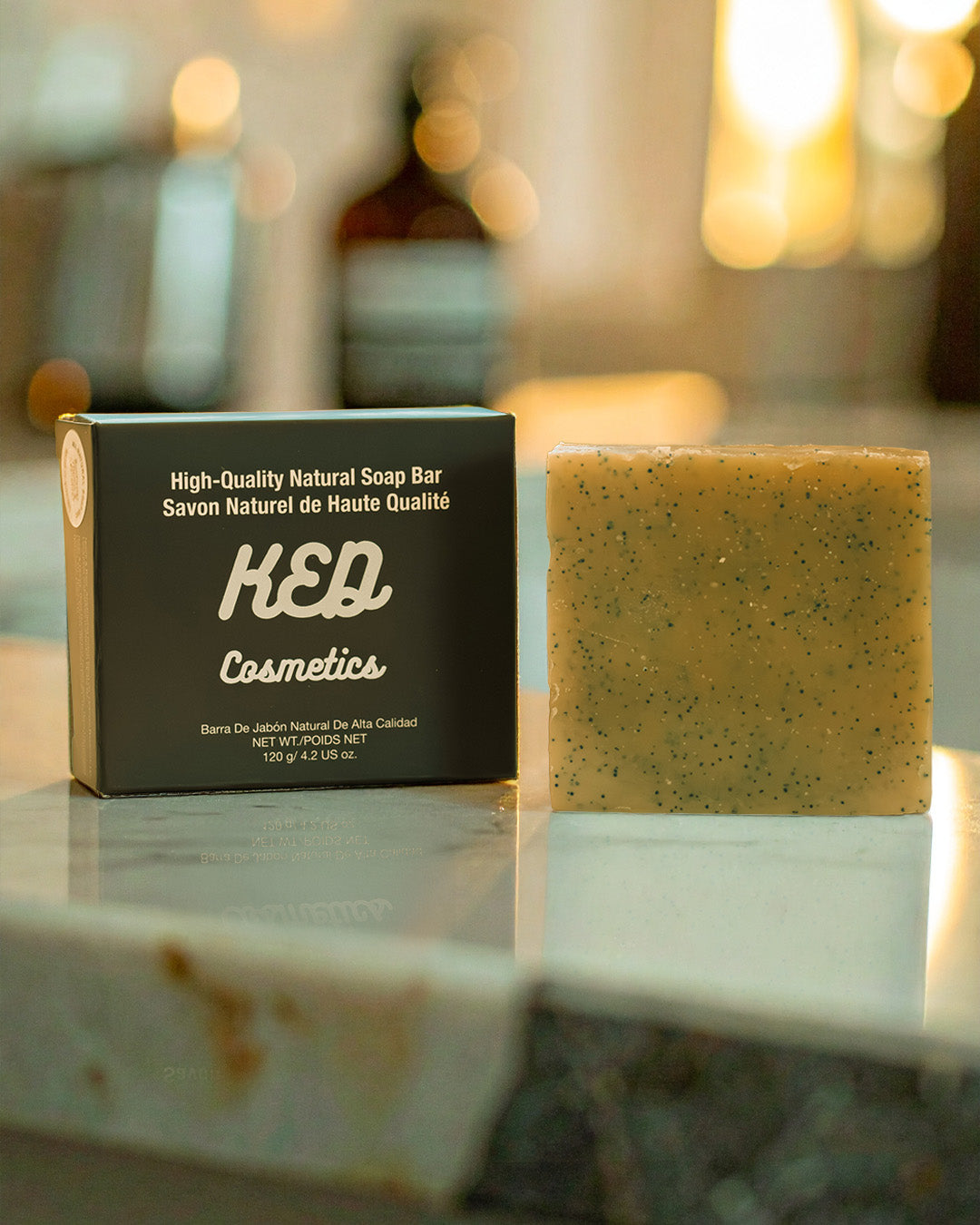 Natural Green Tea Lemongrass Soap for Calming and Relaxation