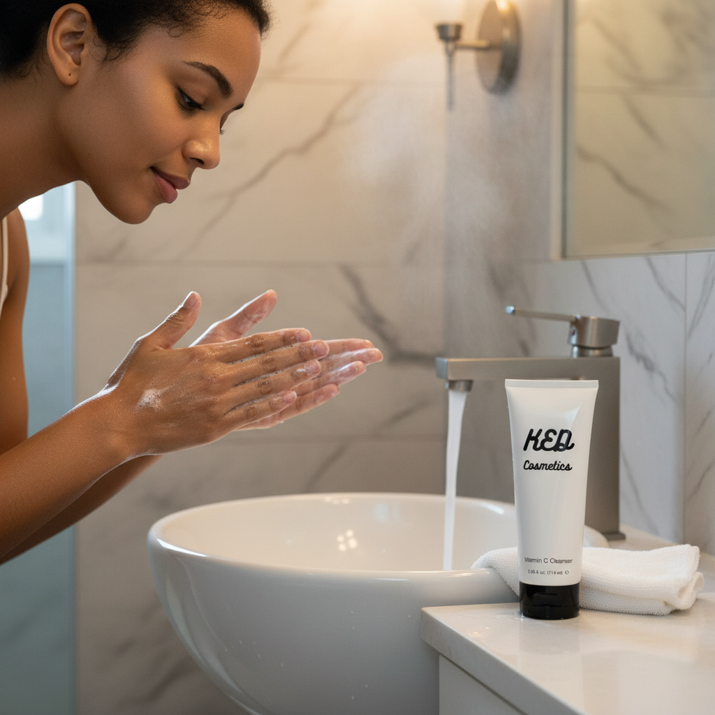 Vitamin C Facial Cleanser for Radiant and Youthful Skin